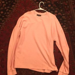 Pink crew neck
